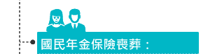 國民年金保險喪葬